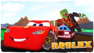 👉 ¡SALVANDO A RAYO MCQUEEN  CARS 3 EN ROBLOX [upl. by Aloiv]