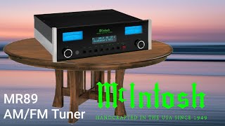 MCintosh MR89 how to know function port jack rear panel FM AM tuner [upl. by Odrareve]