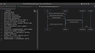 ChatGPT  Create Mermaid Sequence Diagrams Flowchart with Visual Studio Code [upl. by Ahseetal]