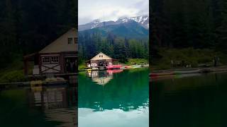 Maligne Lake 2024shorts albertacanada malignelake [upl. by Naresh]