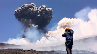 Most SCARY Volcano Eruptions Caught On Camera [upl. by Eugene743]