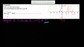 Prop de lintégrale pour une fct périodique  b la propriété [upl. by Standing]