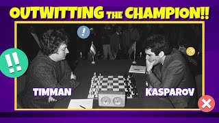 TIMMAN vs KASPAROV  1985 KRO MATCH R3  HILVERSUM NETHERLANDS [upl. by Eilah]