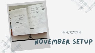 November Planner Setup  Sterling Ink  Cocoa Daisy [upl. by Scoles736]