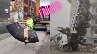 🤣Ultimate Compilation of Funny Construction Videos 👷‍♂️ Hilarious Moments amp Fails Part 1 [upl. by Tildie]