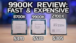 9900K Review amp Benchmarks vs 2700X and 8700K [upl. by Derfnam828]