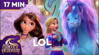 THE FUNNIEST MOMENTS 🤪 from Unicorn Academy Season 1  Funny Cartoons for Kids [upl. by Esiralc176]