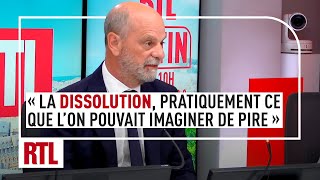 JeanMichel Blanquer  quotLa dissolution pratiquement ce que l’on pouvait imaginer de pirequot [upl. by Trixi]