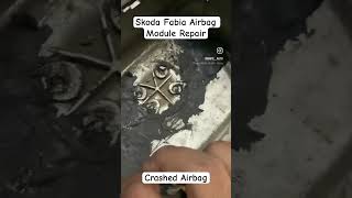 Repairing Crashed Airbag Module  Skoda Fabia Airbag Repair  Accidentall Repairs airbag skoda [upl. by Tuddor710]