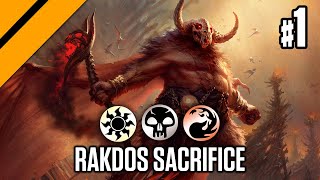 Rakdos Sacrifice  AFR Top Meta 2022 Standard  MTG Arena [upl. by Adnir]