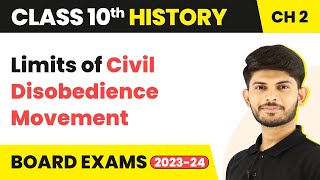 Limits of Civil Disobedience Movement Nationalism in India Class 10 History Chapter 2  202324 [upl. by Downe]