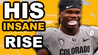 The INSANE RISE of TRAVIS HUNTER Craziest Athlete In College Football [upl. by Munn]