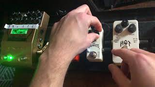 KO Amps Tea and Crumpets Crowther Hot Cake guitar pedal demo [upl. by Naget187]