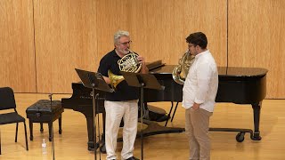 CMNW 2024 Summer Festival Horn Masterclass with Radovan Vlatković [upl. by Amled]