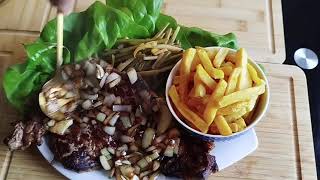 Entrecôte frite food cooking yummy recipe bœuf entrecote recette [upl. by Leonardi]