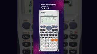 LEPT MATH MAJORSHIP  CALCULATOR TECHNIQUES  SIMULTANEOUS LINEAR EQUATION IN TWO VARIABLES [upl. by Meerak]