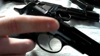 Browning Hi Power vs CZ75 and some M1911A1 [upl. by Lodie]