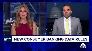 CFPB Director on new consumer banking data rules [upl. by Hakim76]