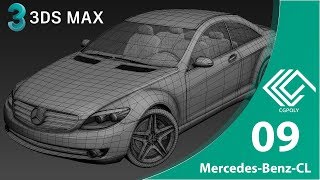 Car Modeling in 3DS Max Part 09 [upl. by Abert118]