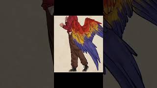 Harpy hare animatic but with griangrian hermitcraft mcyt dsmp shorts viral [upl. by Litman]