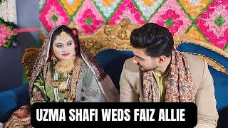 Uzma Shafi Weds Faiz Allie  Uzma Shafi Wedding  Uzma Shafi Faiz Allie Wedding Uzma Shafi Rukhsati [upl. by Tewell]