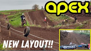 Apex Motocross NEW LAYOUT November Winter Moto PRIME CONDITIONS MOTO VLOG 25 [upl. by Asenej528]