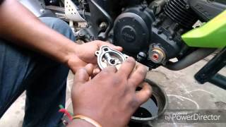 Fz16 tuning oil filter change [upl. by Reiners550]