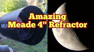 Meade Refractor Telescope DS2102ATTCInfinity 102AZ Star Navigator 102 Unboxing Review Use [upl. by Ivek]