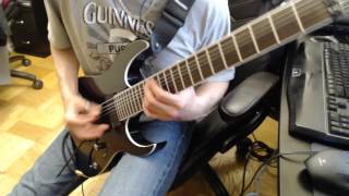 Megadeth Dave Mustaine  Sweating Bullets solo cover [upl. by Snashall]