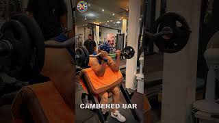 cambered bar gym motivation gymshorts gymworkout [upl. by Nnaeed640]