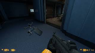 Black Mesa  Security Guard vs Chair [upl. by Etnovahs]