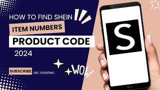 HOW TO FIND SHEIN PRODUCT CODE  SHEIN ITEM NUMBER CODE 2024  QUICK TUTORIAL [upl. by Tankoos]