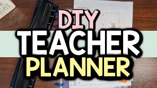 TEACHER PLANNER FLIP THROUGH  DIY DISC BOUND PLANNER [upl. by Columbus677]