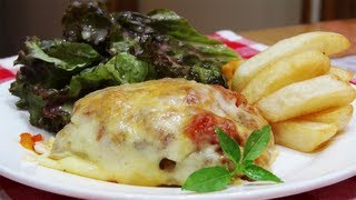 Receita de filé de merluza à parmegiana [upl. by Milla465]