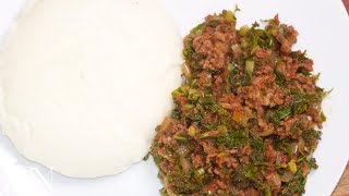 Easy Minced Beef Dinner Recipe  Sadza ne Minced Beef ne Veg  ZFN [upl. by Eatnod]