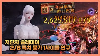 Lost Ark 처단자 신빌드 연구 26 특치 뭉가 1사이클 [upl. by Lorollas]