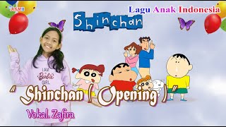 Lagu anak CRAYON SHINCHAN  Opening Song   Zafira [upl. by Einot]