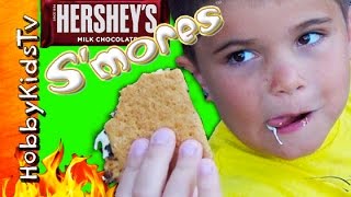 Hersheys SMORES Kit Review with HobbyKidsTV [upl. by Eimmis508]