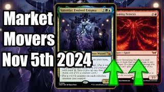 MTG Market Movers  Nov 5th 2024  Standard and Commander Moves Vannifar amp Screaming Nemesis [upl. by Selrac461]