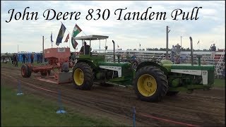 John Deere Tandem 830 Articulated Pull [upl. by Esoryram]