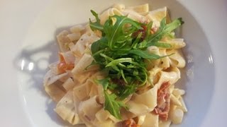 Pasta Rezept mit Spargel und Rucola  Der Bio Koch 200 [upl. by Eirret351]