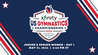 2024 Xfinity US Gymnastics Championships  Junior amp Senior Women  Day 1 [upl. by Crista]