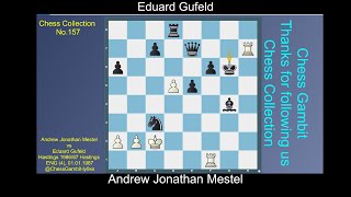 Andrew Jonathan Mestel vs Eduard Gufeld Chess Collection 157 [upl. by Eirroc]