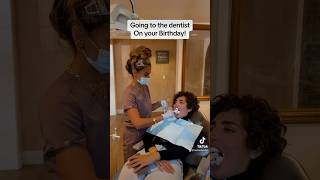 Fluoride treatment on your birthday dentistrylove shortvideo [upl. by Liebermann885]