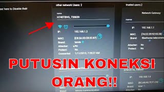 Cara memutuskan koneksi WIFI orang lain dengan NETCUT Jangan kasih tau temenmu [upl. by Faith]