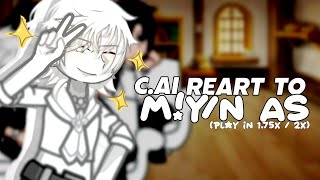 CAI BL BOTS react to MYN AS  bots link in description  GCRV  swearing ⚠  Set speed 1752x [upl. by Nemraciram]