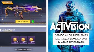 ACTIVISION REGALA M4 LEGENDARIA Y COD POINTS EN COD MOBILE Por errores en Warzone Mobile [upl. by Adnaval714]