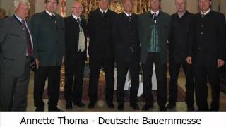 Annette Thoma  Deutsche Bauernmesse  Hellmonsödter Doppelquartett  Sanctus [upl. by Ylrrad]