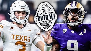 What can we expect from Washington vs Texas 👀 Sugar Bowl Preview  Big Dumb Football [upl. by Ariela]