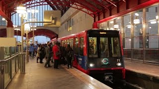 Docklands Light Railway at Canary Wharf [upl. by Asserac635]